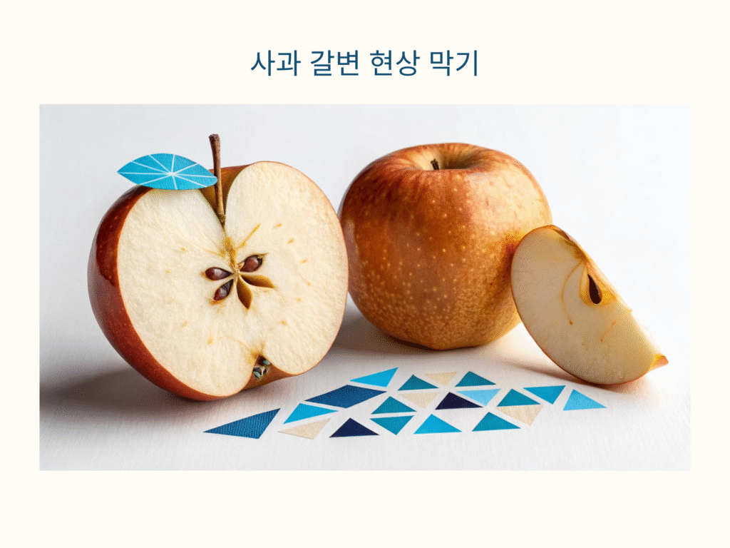 자른 사과, 갈변 없이 오래 신선하게! 초간단 보관 꿀팁