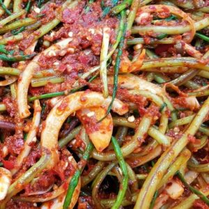 "여름별미 고구마줄기김치