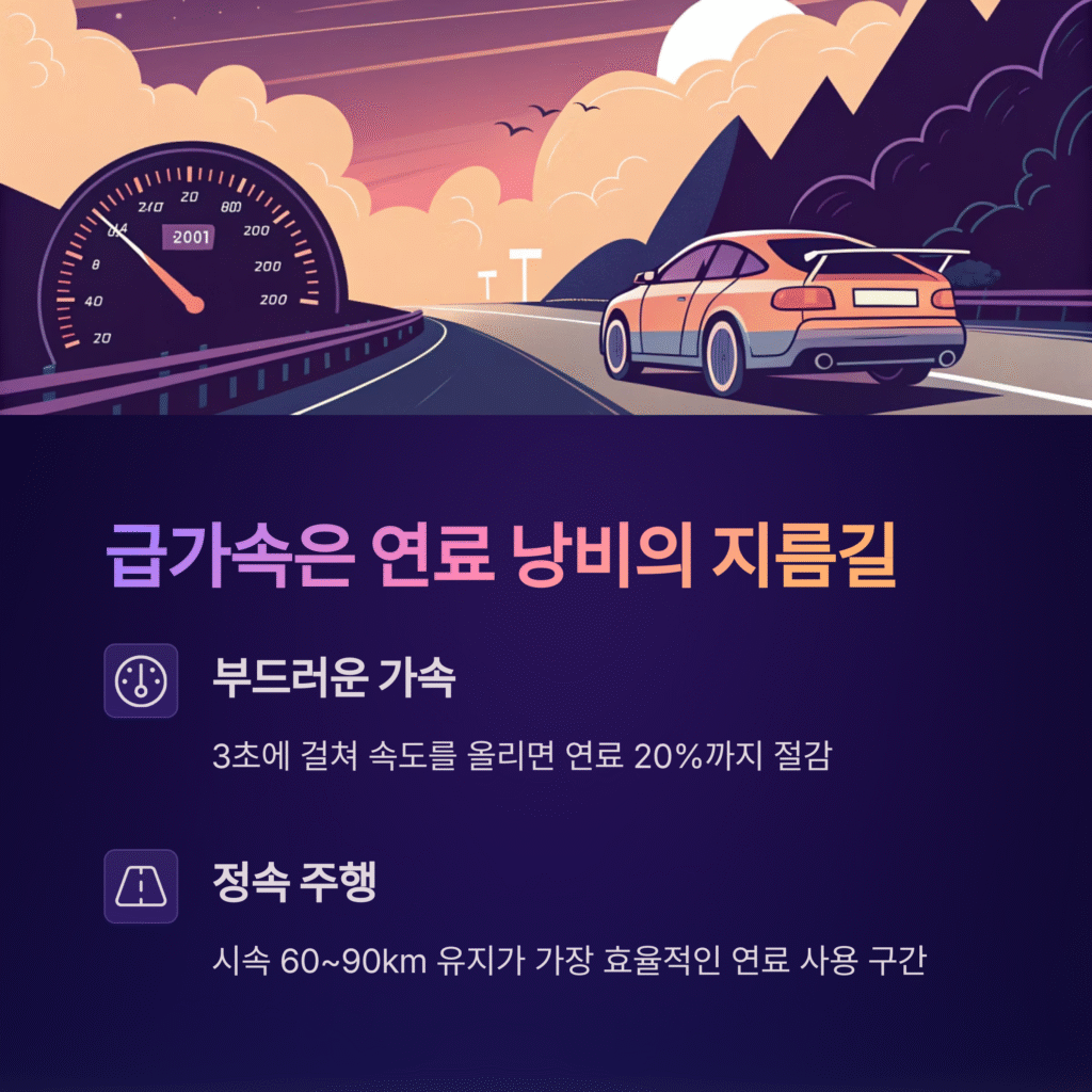 자동차 기름값 절약 운전 습관