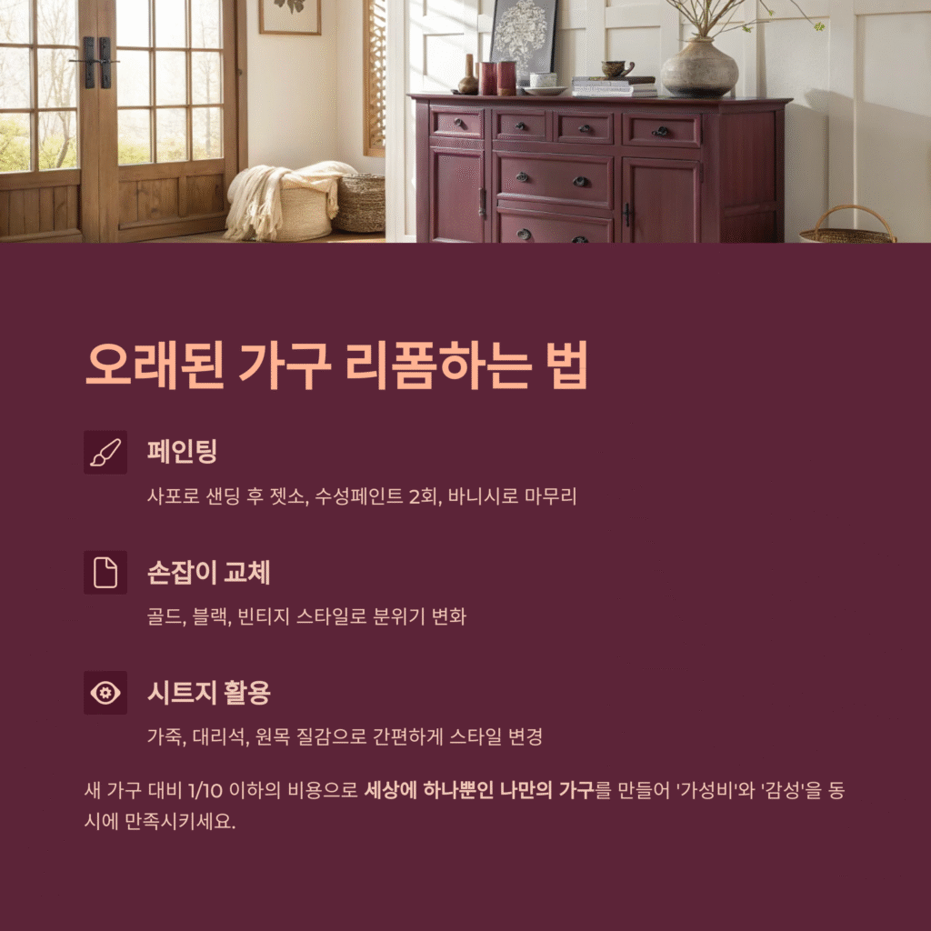 오래된 가구 리폼하는 법