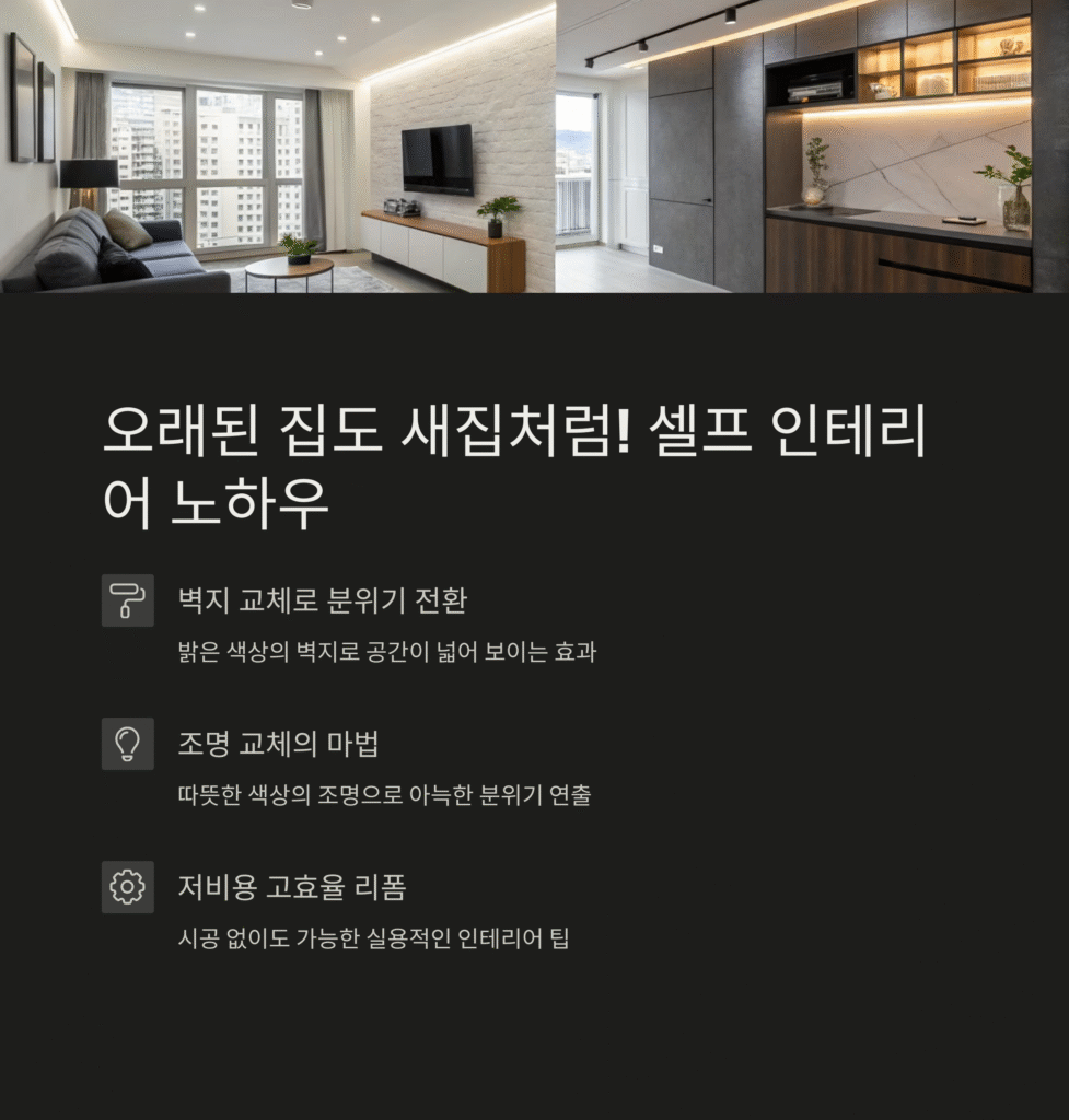 오래된 집, 새집처럼 바꾸는 정리와 인테리어의 모든 것