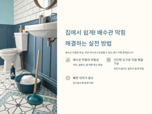 배수관막힘해결, 싱크대뚫는법, 배수구청소, 욕실배관관리, 세면대막힘, 배관세정제추천