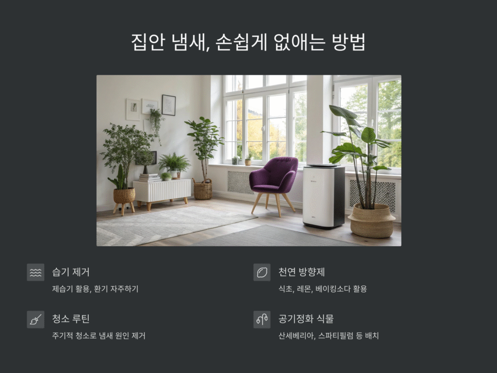 집안 냄새, 손쉽게 없애는 실전 방법 총정리