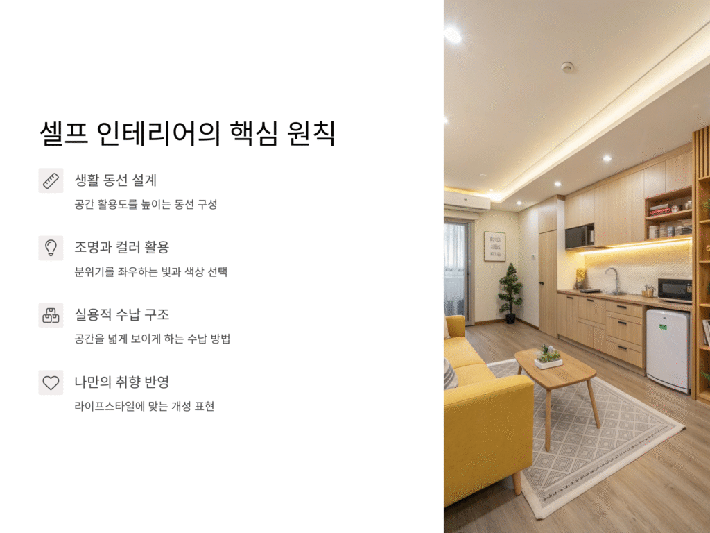 셀프 인테리어 작은 변화로 큰 만족! 감각적인 셀프 인테리어 아이디어 모음