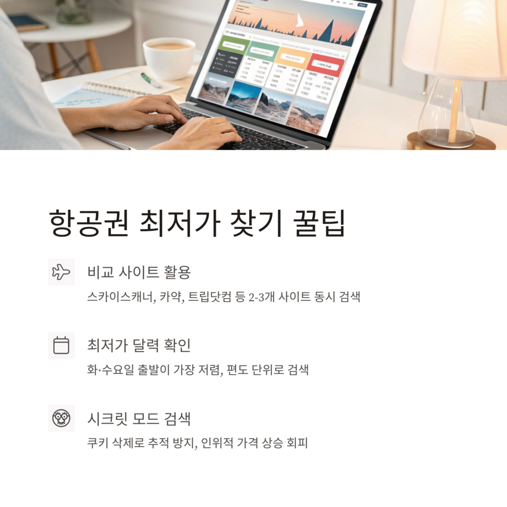 항공권 싸게 사는 법! 최저가 비교 사이트 추천과 똑똑한 활용 꿀팁