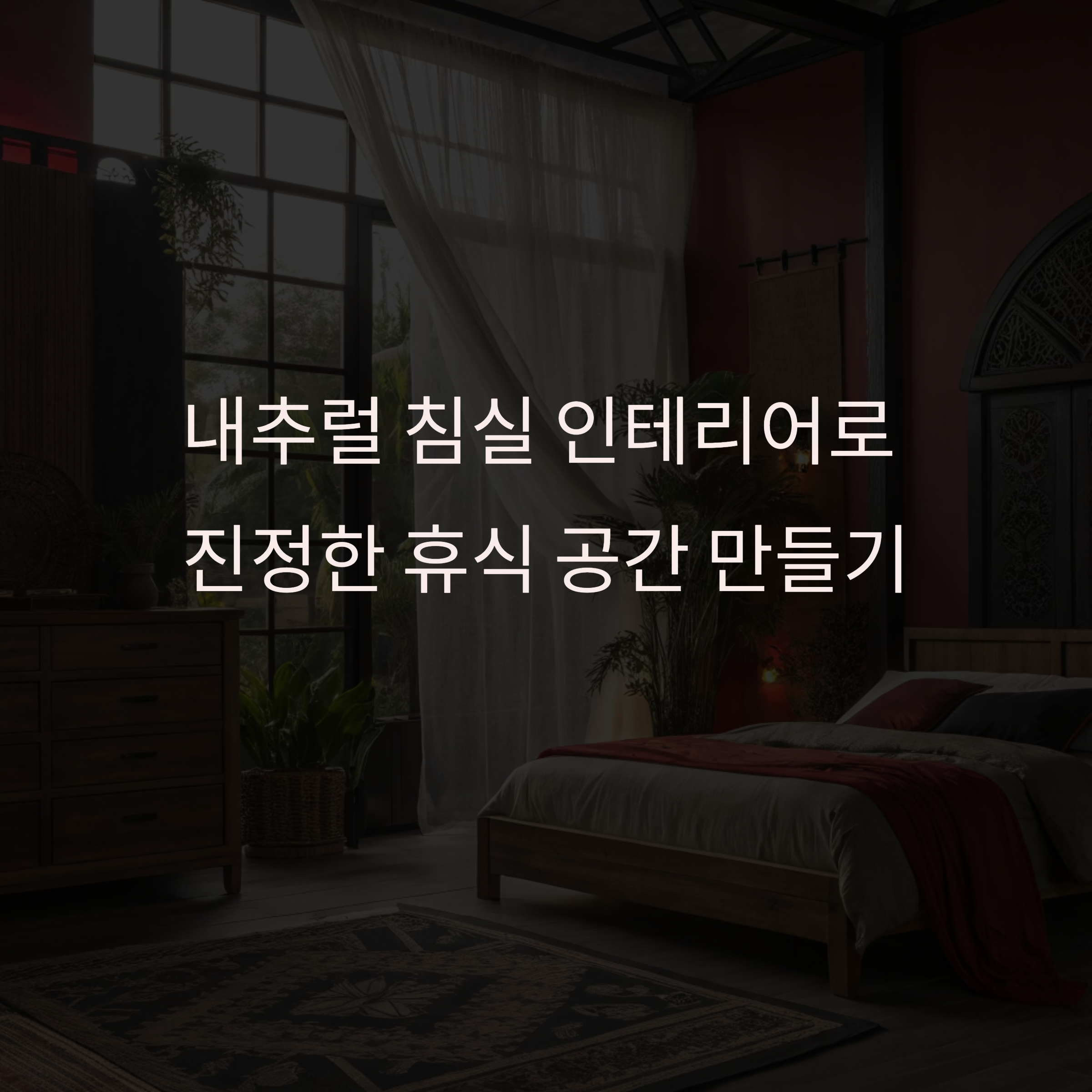 내추럴 스타일 침실 인테리어 아이디어: 자연이 주는 편안함 그대로