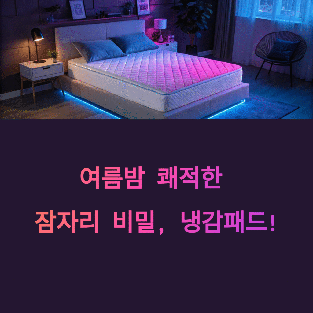 에어컨 없어도 시원하다? 여름 잠자리 혁명 ‘냉감패드’의 모든 것