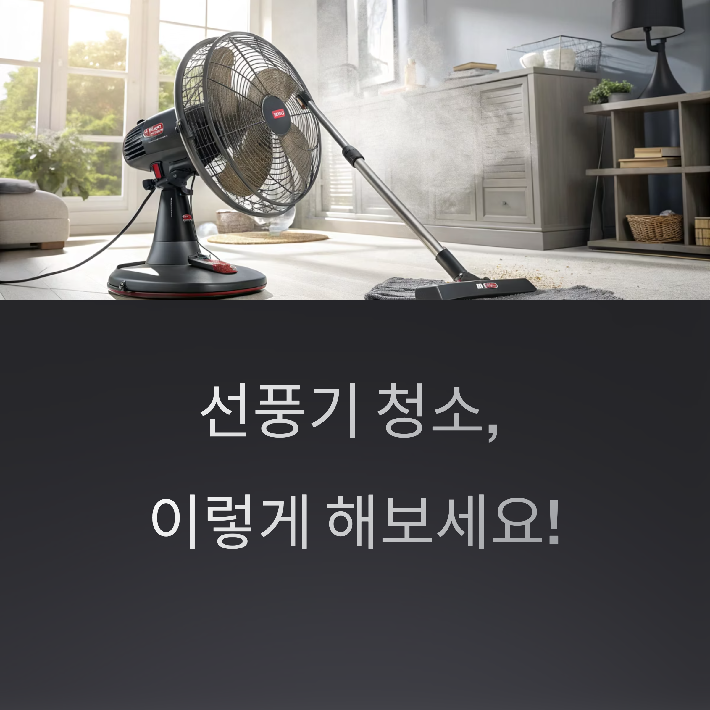 선풍기 청소, 이렇게 해보세요! 너무 쉬워서 웃음이 다 나옵니다