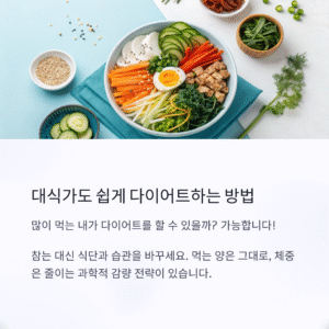 대식가도 쉽게 따라할 수 있는 다이어트 전략, 이제는 먹으면서 뺀다!