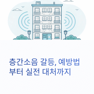 층간소음 갈등, 예방법부터 실전 대처까지 한 번에 정리