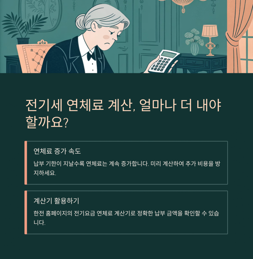 전기세 연체료 계산기 사용법과 연체 시 알아야 할 모든 것
