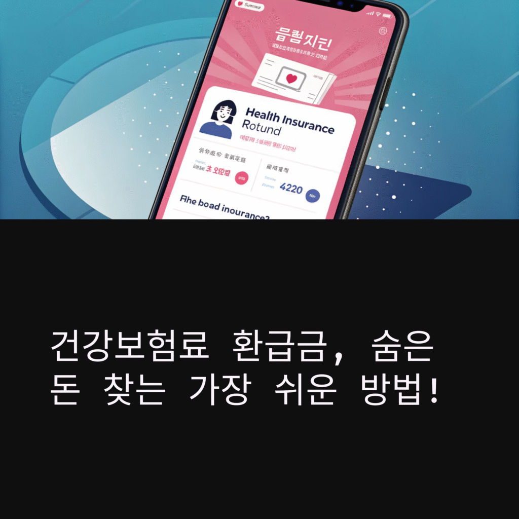 건강보험료 환급금 조회 및 신청 방법, 지금 바로 확인하세요