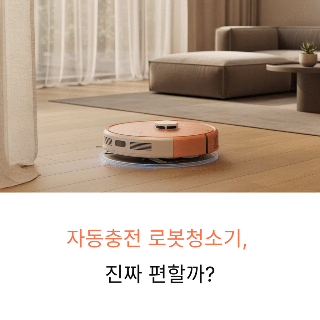 자동충전 로봇청소기, 진짜 편할까?