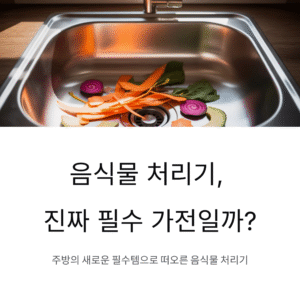 음식물 처리기, 진짜 필수 가전일까? 리뷰로 알아보자