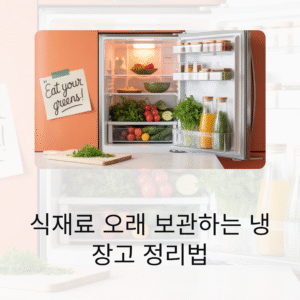 식재료 오래 보관하는 냉장고 정리법, 신선함을 지키리
