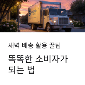 새벽 배송 활용 꿀팁, 똑똑한 소비자가 되는 법