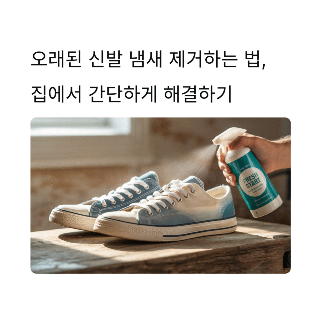 오래된 신발 냄새 제거하는 법, 집에서 간단하게 해결하기