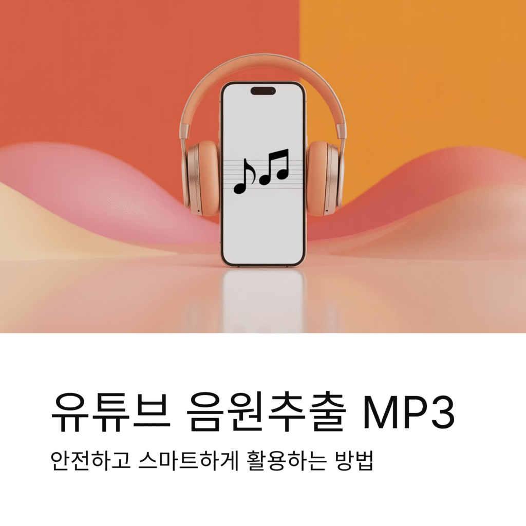 유튜브 음원추출 MP3, 앱까지! 안전하고 스마트하게 활용하는 방법