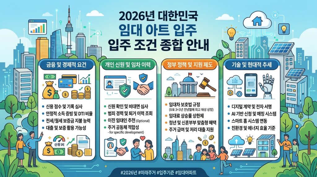 임대아파트 입주조건 무주택자라면 종류별 자격 소득기준 확인해 보세요
