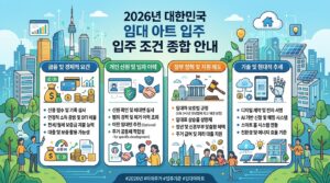 임대아파트 입주조건 무주택자라면 종류별 자격 소득기준 확인해 보세요