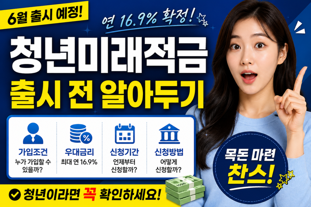 청년미래적금 출시 전 꼭 알아두기｜가입 전에 확인해야 할 핵심 내용